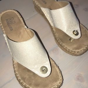 Adorable sparkly wedges